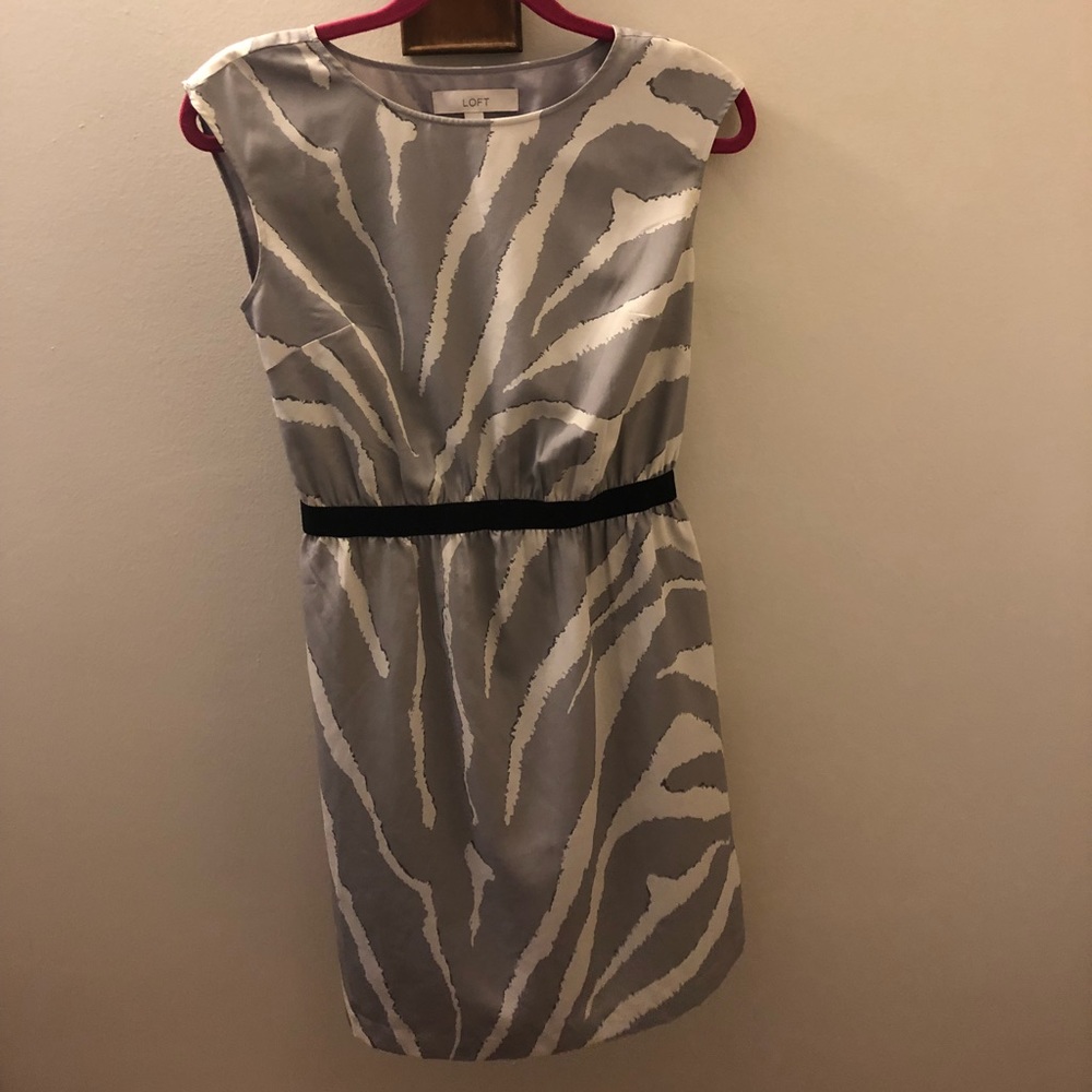 Grey, business casual dress